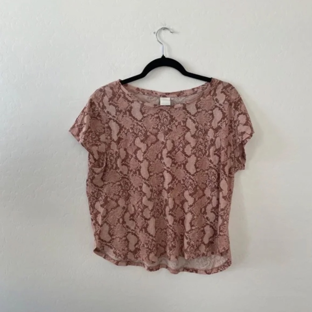 Snake Print Python Tee T Shirt Boho Bohemian Arts… - image 6